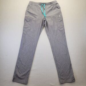 FIGS Technical Collection Heather Gray Scrub Pants Womens Tall Med M/T TW2000T